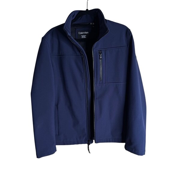 Calvin Klein Other - CALVIN KLEIN WATER RESISTANT FULL ZIP JACKET MEN SIZE S BLUE